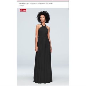 Black Bridesmaid Dress